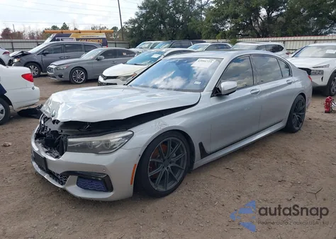 2017 BMW 740I from USA, damaged, VIN WBA7E2C38HG740560